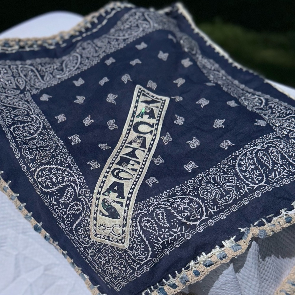 “ZACATECAS” Navy Blue Crossbody Bag